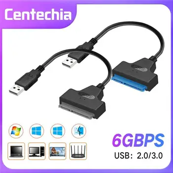 SATA Para USB 3.0 / 2.0 Cabo De Até 6 Gbps Para 2,5 Polegadas disco rígido Externo disco Rígido SSD SATA 3 22 Pino Adaptador USB 3.0, Sata III do Cabo