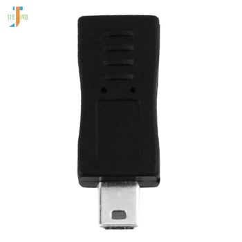 300pcs/muito Alta qualidade Micro USB Fêmea para Mini USB Macho Conector do Adaptador Conversor Adaptador Marca mais Recentes Para celulares