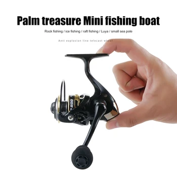 Mini Carretel de Pesca de Spinning ZP 500/800 Série de EVA Aderência Ultra Leve Carretel de Pesca de 13BB de Alta Velocidade, Relação de transmissão 5.2:1 Fiação
