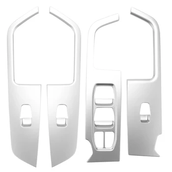 Para Hyundai Ix25 Creta Chrome Interior Braço Porta Interruptor Da Janela De Cobertura De Decoração Painel De Controlo Auto Acessórios 2015-2019