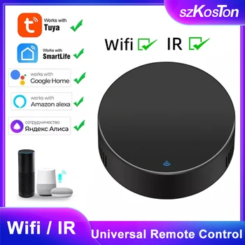 Tuya Inteligente IR WiFi Controle Remoto Universal por Infravermelhos Casa Inteligente de Controle para TV, DVD AUD CA Funciona com Alexa Inicial do Google Alice