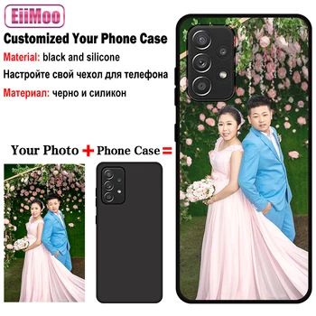Personalizadas com Foto Nome caixas de Vidro Para Samsung Galaxy Note 8 9 10 A9 A8 A7 A6 J2 J4, J6 J8 S10 S10E Pro Plus Ultra Lite Núcleo de 2018, 5G