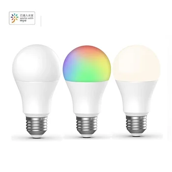 Inncap Lâmpada de LED Colorido 7.5 W E27 Dimmable RGB Luz Branca Morna Conexão wi-Fi xiaomi mi casa Mijia