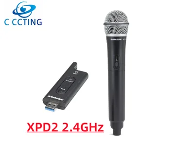 Para Sansão XPD2 portátil USB sem Fio Digital Sistema HXD1 Handheld microfone do Transmissor para transmissão ao vivo,transmissão,apresentação