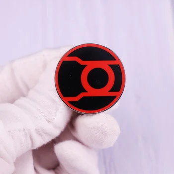 Red Lantern Corps Símbolo Pin Emblema Do Botão