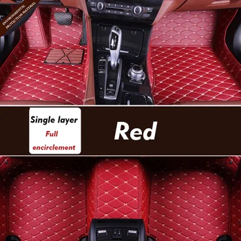 Carro Tapetes Para Honda XR-V 2018 2017 2016 2015 Auto Tapetes Estilo Personalizado Protetor Cobre Acessórios de Interiores Decoração