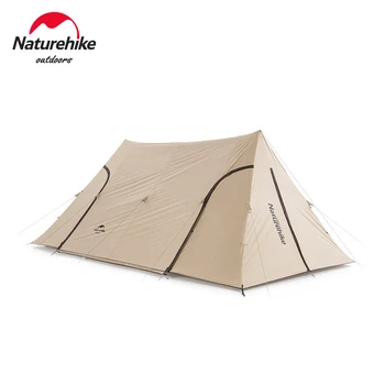Naturehike Exterior 150D Permeável Barraca de Camping 4 Temporada Tenda 3-4 pessoa Sol Abrigo para a Família Camping Caça Pesca Caminhada