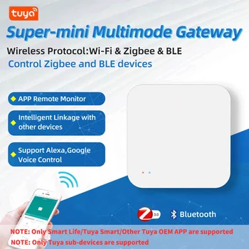 Tuya Zigbee 3.0 Gateway de HUB sem Fio Smart Home Ponte Vida Inteligente de Controle Remoto do Protocolo Zigbee Trabalha Com Alexa Inicial do Google