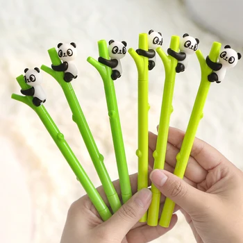 36Pcs/Bulk Japonesas Kawaii Canetas Panda Animal Bonito Engraçado Loja de artigos de Papelaria Esferográfica Rollerball Escola Coisas legais Coisa Item 2021