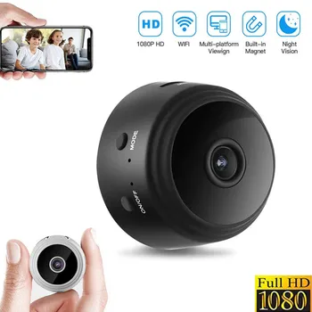 A9 a Mini Câmera de 1080P em HD a Câmera do IP de Wifi da Câmera de Vigilância de Vídeo para a Home do Segredo de Proteção de Segurança Remoto sem Fio, Filmadoras