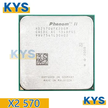 A AMD Para II X2 570 3,5 GHz Dual-Core CPU Processador HDZ570WFK2DGM 80W Socket AM3 938pin