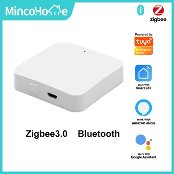 Tuya Zigbee, Bluetooth Gateway Para a Casa Inteligente Dispositivos de Automação de Controle Remoto sem Fio Funciona com Alexa Inicial do Google