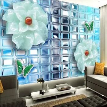 wellyu Personalizados grande afresco de vidro textura de jade escultura TV pano de fundo de não-tecido de papel de parede papel de parede para quarto