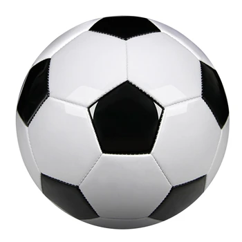 Tamanho 5 Formação Profissional Bolas de Futebol de Couro PU Preto Branco Futebol, Bolas de Futebol Gol a Equipe Atch Bolas de Treinamento