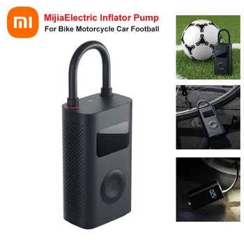 Original Xiaomi Mijia Elétrica Inflador Bomba Para Moto Carro De Futebol, Moto Pneu Detecção De Pressão Digital Elétrico Bomba De Ar