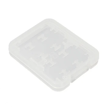 8 em 1 de Plástico Micro SD SDHC TF MS Cartão de Memória Caso de Armazenamento de Caixa de Protetor Titular