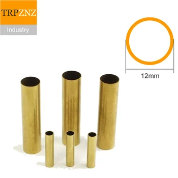 H62 bronze exterior do tubo de diâmetro de 12mm diferentes espessuras de parede de 1 mm a 1,5 mm 2 mm 3 mm tubo de cobre Capilar Oca de bronze tubo