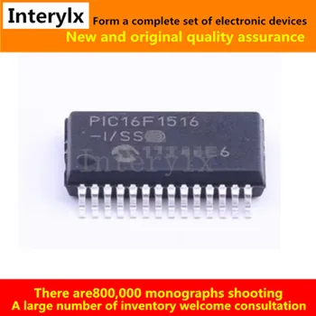 5Pcs/Monte PIC16F1516-I/SS 16F1516-I SS PIC16F1516 16F1516 IC MICROCONTROLADOR de 8 bits 14KB FLASH 28SSOP