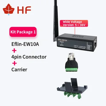 Menor Elfin-EW10A-0 Dispositivos de Rede sem Fio Modbus TPC a Função IP RJ45 RS232 para wi-FI Servidor Série