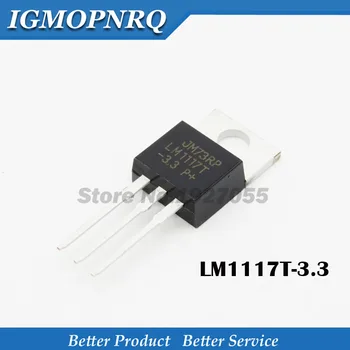 5PCS LM1117T-3.3-220 LM1117T-5.0 LM1117T-ADJ TO220 regulador de Tensão circuito integrado NOVO