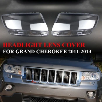 O Farol do carro Tampa da Lente Transparente e lâmpada de luz de cabeça Shell para Jeep Grand Cherokee 2011 2012 2013 Direita