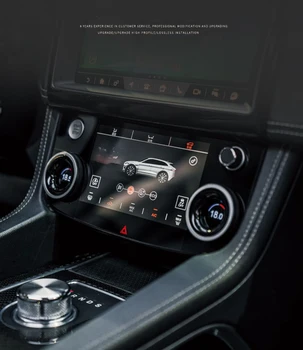 Gerllish Para a Jaguar XFL XE XF XEL F-RITMO 2015-2019 de Toque do LCD do Condicionador de Ar do Carro da exposição de Rádio AC