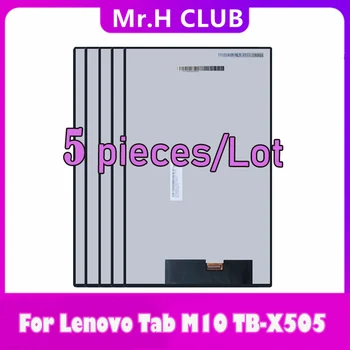5 Pcs/Monte Para a Lenovo Guia M10 TB-X505 X505 TB-X505F TB-X505L TB-X505X LCD + Touch Screen = Display LCD do conjunto do Digitador