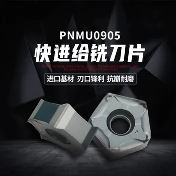 Alta qualidade PNMU0905XNER-GM PM3010 aço inoxidável universal pentagonal abrir grossa rápido avanço de fresagem inserir PNMU0905