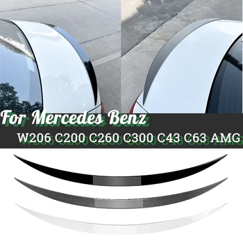 Spoiler traseiro Asa para a Mercedes Benz Classe C W206 C180 C200 C220 C300 C400 C43 AMG Sedã Salão 2022-2023 AMG Estilo Acessórios