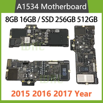 A1534 placa-Mãe 1,1 G 1,2 G De 1,3 GHz e 256 GB de 512GB 820-00045-UM 820-00244-UM Macbook ou Macbook pro Retina De 12