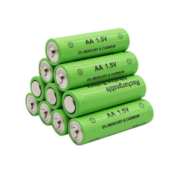 Bateria recarregável AA1.5V 4000 mAH Bateria de Lítio de Substituição Lanterna de LED, Câmera, Teclado e Mouse de Carregamento Rápido