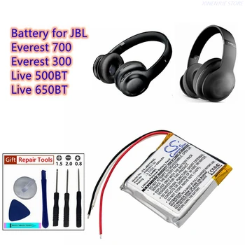 Fone de ouvido sem fio Bateria De 3,7 V/550mAh P062831-02 para JBL Everest 700, 300, Viver 500BT, 650BT