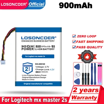 533-000120 Bateria Para Logitech mx mestre 2s , MX em qualquer parte 2, Para Logitech Anywhere 2S ,MX Ergo MX Master 3 AHB572535