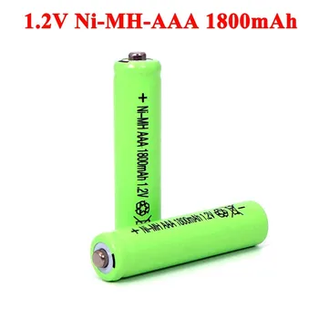 4pcs de 1,2 v NI-Mh AAA Recarregáveis Baterias de 1800mAh ni mh 1,2 V aaa Para o Controle remoto Elétricos de Brinquedo do carro de RC ues