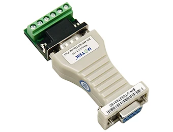 UTEK Passivo RS232, RS485 / 422 conversor adaptador UT-203A conector DB9, com bloco de terminais