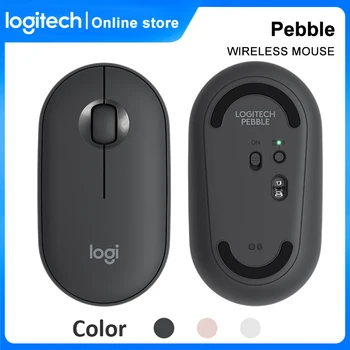 Logitech Seixo Macio E Leve Mouse Sem Fio Bluetooth Ratos Silêncio Ratos Portátil, Moderno E Colorido
