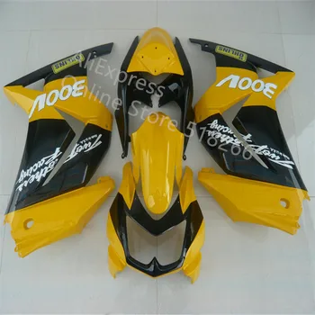 Carenagem kits para a Kawasaki ZX250R 2008 2014 Ninja ZX250R 08 14 de laranja preto Motocicleta carroçaria conjunto de carenagens