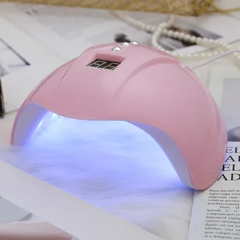 DIODO emissor de luz UV Lâmpada Para Unha Secador de LCD LED da Arte do Prego Lâmpada UV de Gelo da Lâmpada a Lâmpada de Cura Manicure em Gel polonês Secador de