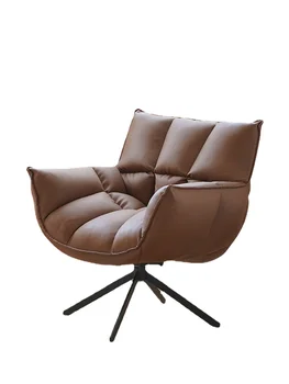 Nordic Italiano Sofá Cadeira Moderno E Minimalista Rotação Pão Cadeira