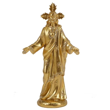 Seyee-bro Jesus Estátua - 8.46' H Estátua do Cristo Orando Escultura de Buda para a Decoração Home...