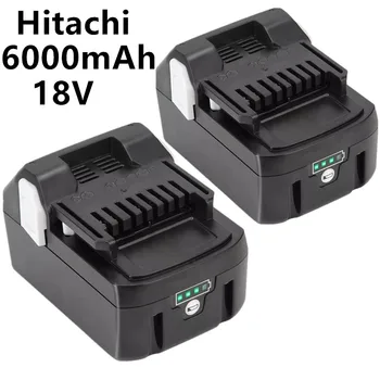 18V 6000mAh de Lítio-ionen-akku Akku-bohrschrauber Werkzeug akku für Hitachi BCL1815 EBM1830 BSL1840 Batterie led-display