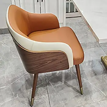 designer Moderno e Minimalista Cadeira de Jantar de Luxo Poltrona de Madeira de Alta Qualidade Cadeiras de Sala de estar Confortável Mobiliário de Cozinha HY50DC