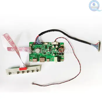e-qstore:DP+HDMI+Tipo-C LCD do Controlador da Placa de Conversor Monitor Kit de 21.5