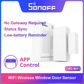 Sonoff DW2-Fi de Segurança sem Fio da Porta/Janela Sensor de Notificação de Alarme Inteligente de Cena através de eWeLink o Suporte do APLICATIVO Sonoff Dispositivos IFTTT