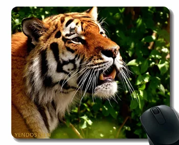 Mouse Pad Com Borda Costurada,Tigre Predador Gato Grande 161132 Mouse Pads