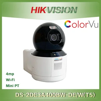 Hikvision Câmera do IP 3-polegadas 4 MP ColorVu Wi-Fi gratuito lente de 4mm Mini câmera PT DS-2DE3A400BW-DE/W(T5) POE de Rede de Dome de Câmera de CCTV