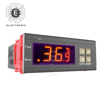 STC-1000 STC-3000 STC-3008 STC-3018 Digital LED o Controlador de Temperatura do Termostato Thermoregulator Incubadora de 12V a 24V, 110V, 220V