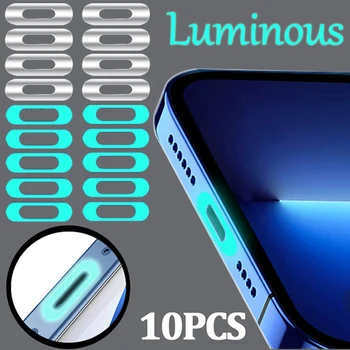 10PCS Luminoso de Carregamento de Telemóvel Porta Resistente Malha de Proteção Etiqueta da Capa para o iPhone da Apple 14 13 12 Pro Max 8 7