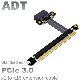 Personalizado PCI-E x16 e x1 cabo de extensão cabo de extensão do adaptador PCIe 16x 3.0 oferece suporte a placa de rede ADT