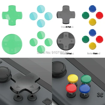 10sets Crânio & Co. para a Nintendo Mudar JoyCon Tampa de Botão Definir D-Pad DPAD para a Alegria-Con Controlador de Jogo de Acessórios